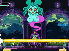 3D game with big tits and femdom action