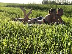 Hardcore Backstage Fucking with Skinny Young Babe in Wild Action.