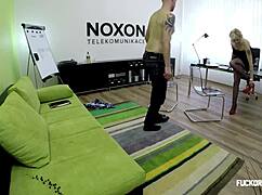 barbara, will you deepthroat this big cock or get fired?