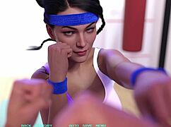 Name88's Triangle 13 - Busty Gym Girl Teases with Huge Ass