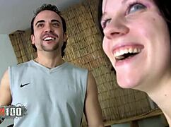 Cute French Girl Feels Nervous in First Porn with Spanish Actor Cum on Face