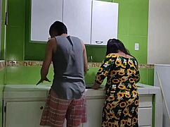Stepmother Revenge Fuck In Kitchen