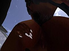 Second Life Black Man FUCKS Black Woman at Drive-In