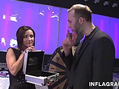 wow, amateurs sucking and fucking dicks in this wild student threesome with milfs