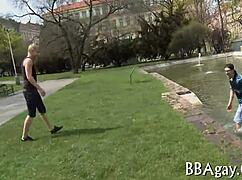 Coarse homo sex happening in a casual way