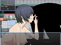 in the store, she has anal sex with her coworker during the bounty hunter mission