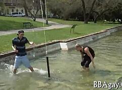 Coarse homo sex happening in a casual way