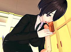 Boss Trains Employee Hard in Hentai