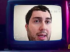 Gay tattoo threesome bareback assfucking rimjob