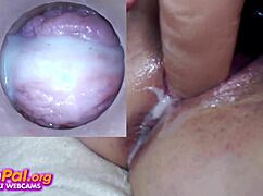 crazy creamy pussy action with toys on webcam 😜