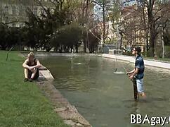 Coarse homo sex happening in a casual way