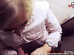 Busty Blonde Teen Meets Stranger In Public Bar