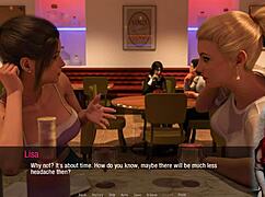 kate plays college game with coed babe