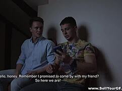 Sell your gf - perverted offering sofi goldfinger cum-shot teen 18+ porn with blowjob and facial.