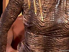 maia in satin clothed sex