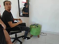 Hermanastra Gets Vaginal Depilation Oral Sex