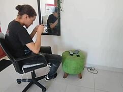 Hermanastra Gets Vaginal Depilation Oral Sex