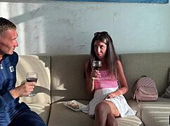 Modest Teen Gets Rough Outdoor Fuck!