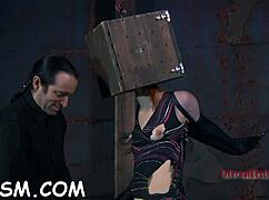 hotty bound and getting pussy sucked and fucked in doggystyle POV