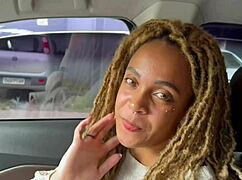 luna brunette gets naughty and gives tasty blowjob