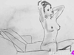 Petite teen Gloria Sol exposes her big tits in amazing lingerie!