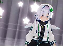 amane kanata hentai hololive strips for 3d sex dance