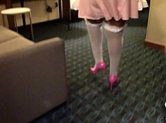 anime maid get stuffed with a fat dick