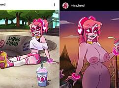 Cartoons Stripped Bare in Original Naked Comparison Showcase