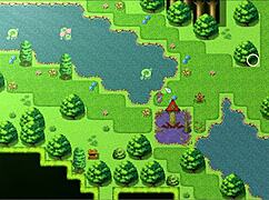 Pink-haired demongirl in Succubus Covenant hentai sex scene riding monster cock.