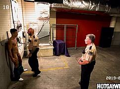 Two inmates got caught screwing around in gay porn