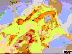 Summertime saga threesome: step-sis and horny milf in group fucking