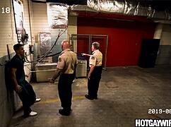 Two inmates got caught screwing around in gay porn