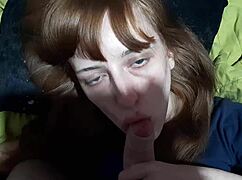 Watch the teen suck her stepbrother's big cock?