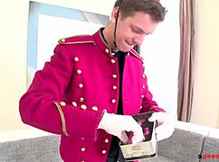 Anal lover aurelly rebel fucked balls deep during hotel room threesome