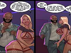 curvy prostitute bangs guy on stripclub stage hard