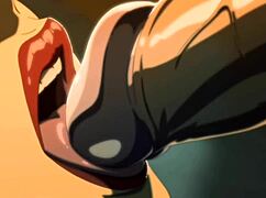 Big-Titted Anime Girl Shows Ass in Game X Hentai 3