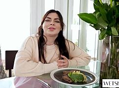 step sister keira croft getting teased and horny