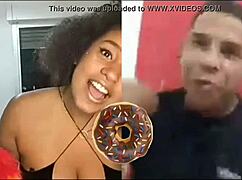 I watch kelly the hot ebony prostitute from sao paulo with leo ogro