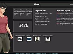 Beautiful women in bikinis in a cartoon style party game