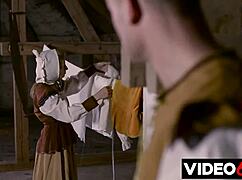 in the attic, european cosplayers dive into hardcore roleplay fucking, dressed in costumes for this high definition compilation