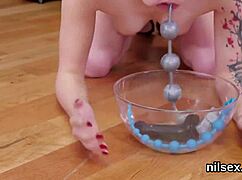 wicked nympho undergoes extreme anal therapy in madhouse with ass licking and bdsm