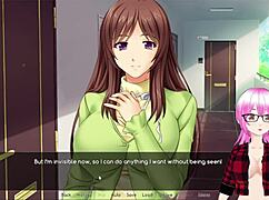 Invisible cock adventures in 3D cartoon anime hentai preview