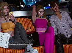 Curvy 3D Anime Character