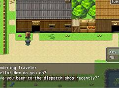 Yuka experiences intense groping sensations in the game