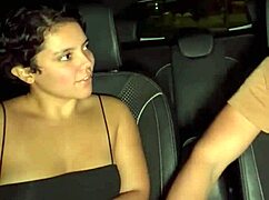 unknown guy bangs young colombian after club in public car
