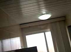 Adorable chubby amateur brunette woman.