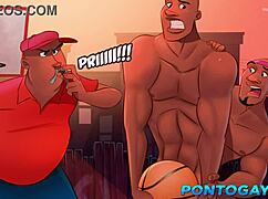 hey, basketball players fucking in locker room after training?