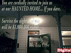 Glamorous lingerie babe gets doggystyled hard at wild party in fishnets.