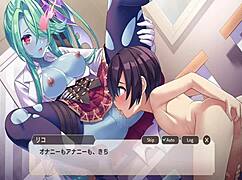 In This Hentai, A Rich Girl Receives Cunnilingus While Masturbating, Featuring A Mysterious Monster Girl In TDX