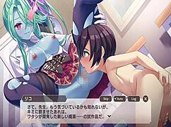 In This Hentai, A Rich Girl Receives Cunnilingus While Masturbating, Featuring A Mysterious Monster Girl In TDX